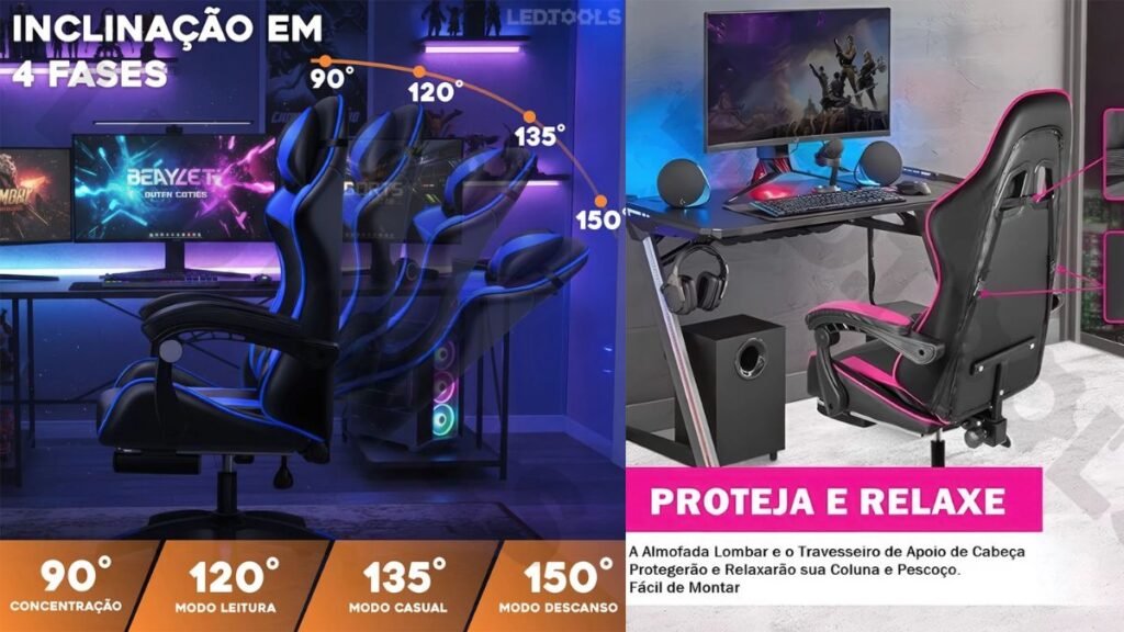 Cadeira Gamer Profissional Ergonômica 3.0 é boa? Cadeira Gamer Profissional Ergonômica 3.0 vale a pena? 2 Cadeira Gamer Profissional Ergonômica 3.0 é boa?
