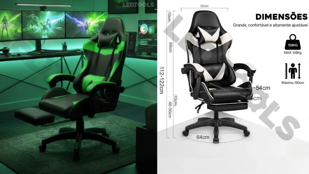 Cadeira Gamer Profissional Ergonômica 3.0 é boa? Cadeira Gamer Profissional Ergonômica 3.0 vale a pena? 6 Cadeira Gamer Profissional Ergonômica 3.0 vale a pena?