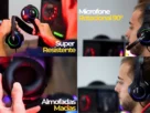 Headset Gamer com Fio Profissional Preto Led Rgb é bom