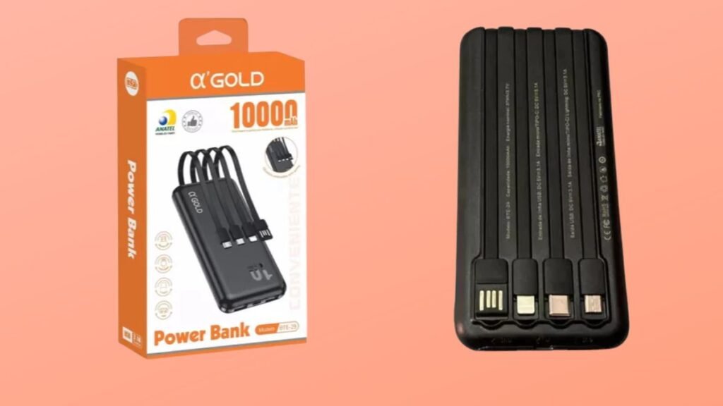 Power bank gold 10.000 bte29 é bom? Power bank gold 10.000 bte29 vale a pena? 5 Power bank gold 10.000 bte29 é bom