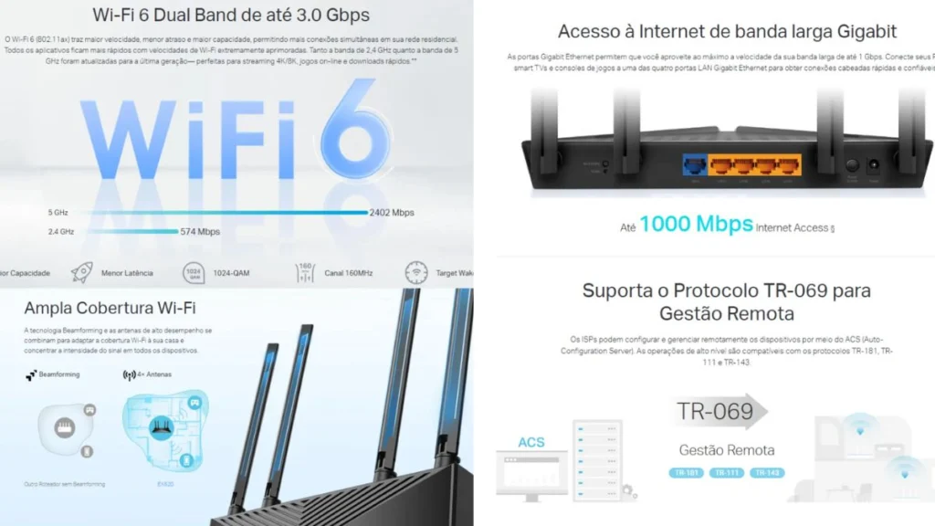 Roteador EX520 Tecnologia Mesh Tp-Link Dual Band é bom? Roteador EX520 Tecnologia Mesh Tp-Link Dual Band vale a pena?