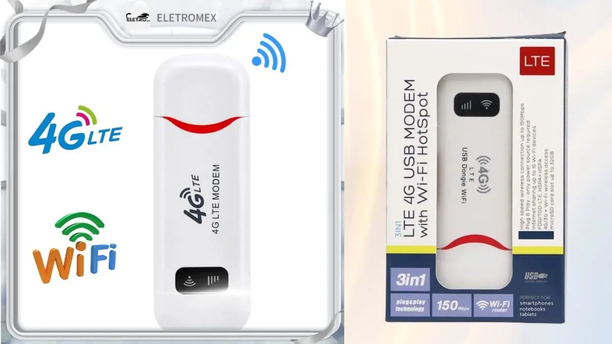 Roteador Portátil 4G LTE hotspot 150Mbps