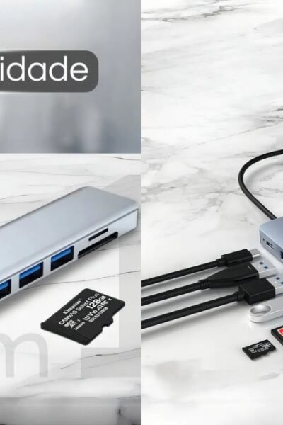 Adaptador Hub USB-C POLARES ZEN1 para MacBook Air M1/M2 e DeX vale a pena?